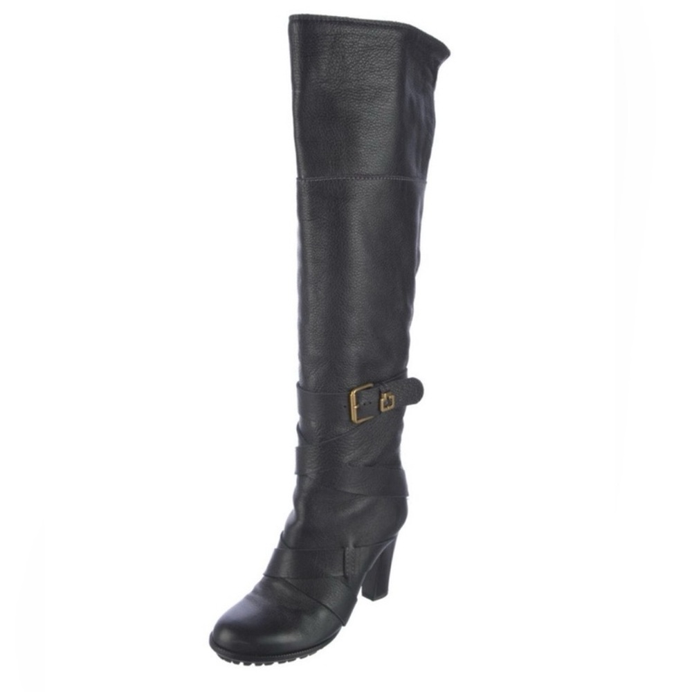 CHLOE Black Leather Boots